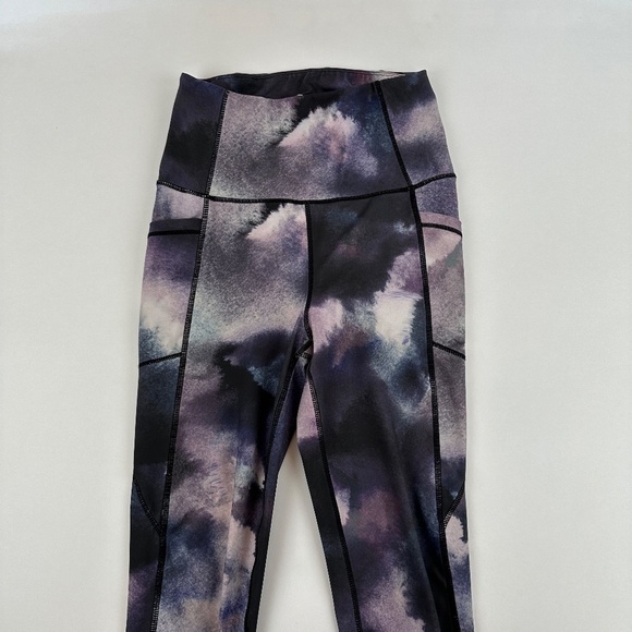 S2 Sportswear Leggings Womens XS Purple Clouds - Picture 3 of 9